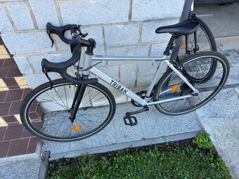 Cestný bicykel triban RC100 sivý - 6