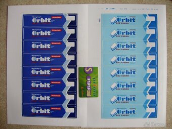 Predám, nálepky, žuvačky Wrigleys Orbit. - 6
