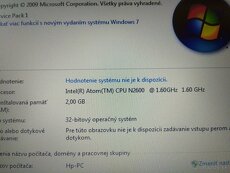 rozpredám netbook Hp mini 110-4100sv - 6