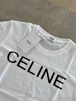 Celine tričko biele s nápisom - 6