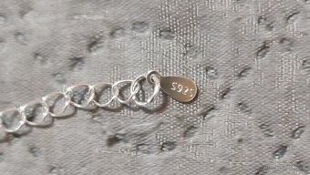 jemná strieborná retiazka - 6
