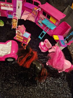Barbie Ken karavan auto deti doplnky koníky a ine - 6