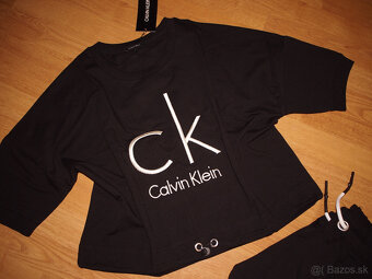 Calvin Klein dámska teplakova súprava čierna - 6