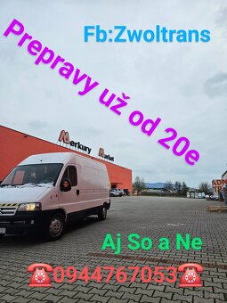Autodoprava do 3,5tony so šoférom. - 6
