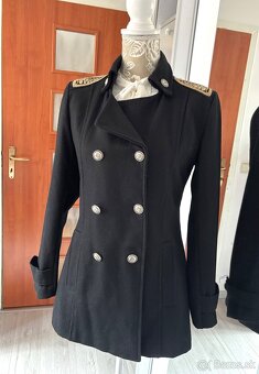 Dámsky vlnený kabát - 6