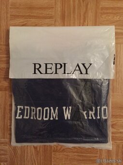 panske tricko Replay velkost M modre - 6