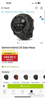 Garmin Instinct 2X Solar Moss - 6