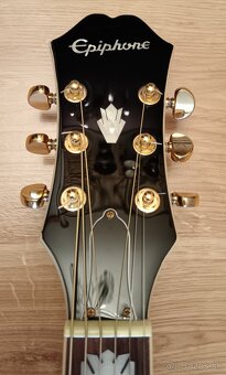 Elektroakustická gitara Epiphone J-200 EC-stav novej - 6