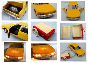 TATRA 613 - tmavě žlutá ,ITES,stará československá hračka - 6