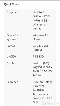 ACER PREDATOR HELIOS NEO 16 - 6