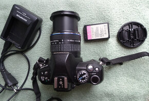 Predám digit. zrkadlovku OLYMPUS E-410-komplet. - 6