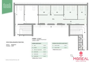 Reprezentatívne kancelárske priestory 117,5m2, Zochova ul., - 6