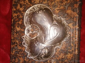 Nemecký secesný strieborný tanier. Lange a Gunther - 6