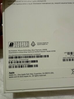 Predam Iphone 15Pro Max 256giga STAV NOVEHO… - 6