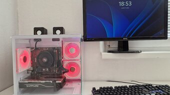 PC ZOSTAVA RYZEN + MONITOR 24“, KLÁVESNICA, MYŠ, REPRO - 6