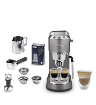 DeLonghi Dedica EC 685.R – štýlový pákový kávovar, nový, -30 - 6