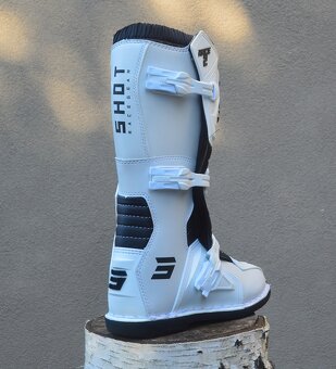 Predám mx sx čižmy SHOT biele - 6