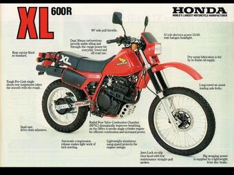 HONDA XL 600 R - ENDURO - PREDÁM - 6