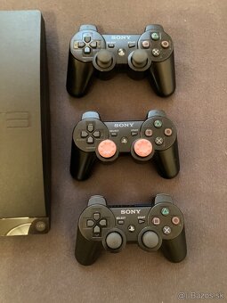 Playstation 3 Slim, 149GB, 3x ovládač, 17 hier - 6