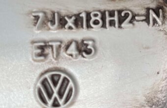 FRANKFURT org. VW TIGUAN 5x112 7jx18 ET 43 VW Seat Skoda - 6