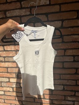 👚 LOEWE biele tielko – veľkosť S 👚 - 6