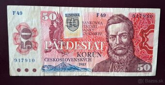 Československé bankovky. - 6