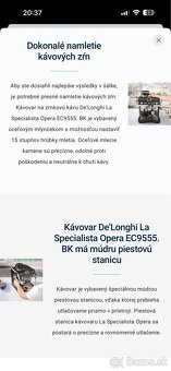 Pákový kávovar De'Longhi La Specialista Opera EC9555.BK - 6