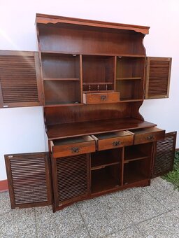 Selský příborník, rustikální kredenc, nábytek z masívu - 6