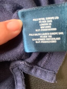 Detské triko, Polo, RL, modré, 3 roky - 6