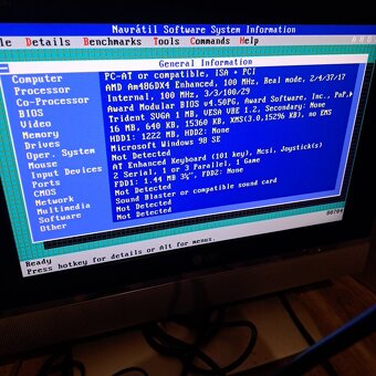 stary pocitac AMD 486dx4 100 - 6