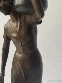 Bronzová soška od Josef Adolf Pohl - 6