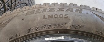 Zimná sada 215/55/17 98V Bridgestone - 6