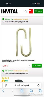 Predám nový komplet sacej a výpustnej rampy Aquael 2000. - 6