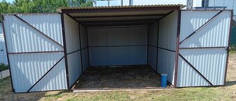 Plechová garáž 3x5m - 6