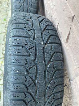 Predám 4 disky so zimnými gumami 195/65 R15 - 6