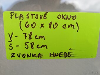 Malé plastové okno 60x80 - 6
