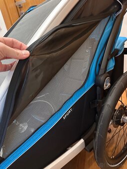 Thule Chariot Sport 1 blue + rumning set - 6
