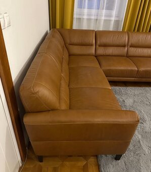 Celokožený rohový gauč Bari - Softaly - 6