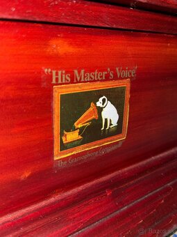 Predám starožitný gramofón HIS MASTER’S VOICE (HMV) - 6