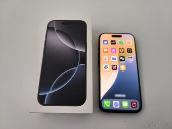 apple iphone 16 PRO 128gb Black Titanium / Batéria 100% - 6