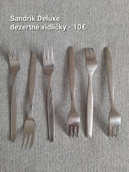 Sady mokka lyžiciek a dezertných vidličiek - 6