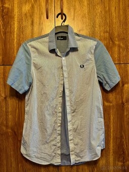 Pánska košeľa 2x Fred Perry a Hugo Boss, veľkosť S - 6