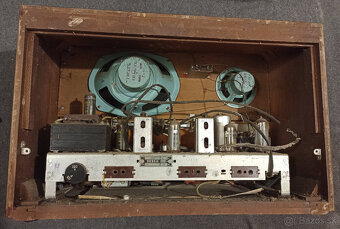 Staré retro rádio Tesla Rondo II, 528A - 6