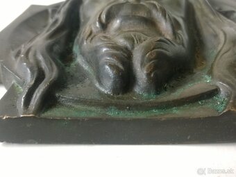 Hlava krista -bronz 19.té storočie - 6
