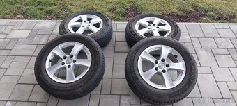 Predám letné pneumatiky na hliníkových diskoch 215/65 R16 - 6