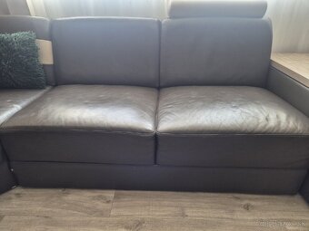 Kožený gauč, sedačka - 6