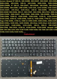 Klavesnice Lenovo 320-15 330-15 V130 V140/ 15ADA6 5-15ARE05 - 6