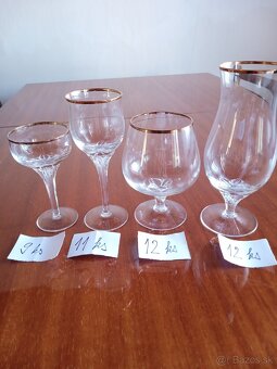 Poháre sklenené - 6