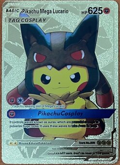 Pikachu Mega (Pokémon kolekcia - TAG COSPLAY) - 6