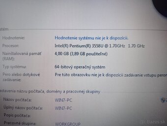 predám 15,6" notebook chiliGREEN / 4gb ram / Windows 7 - 6